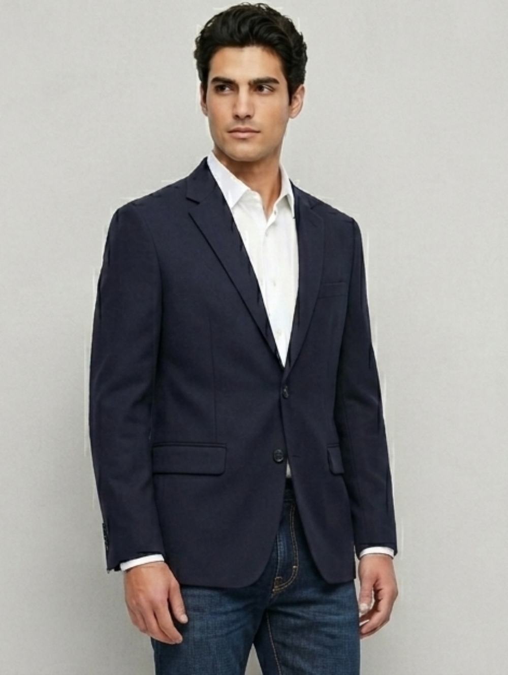 Artefact Men's Casual 2 Button Blazer In Dark Navy Size MED